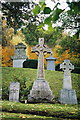 Imposing gravestones, Tomnahurich Cemetery