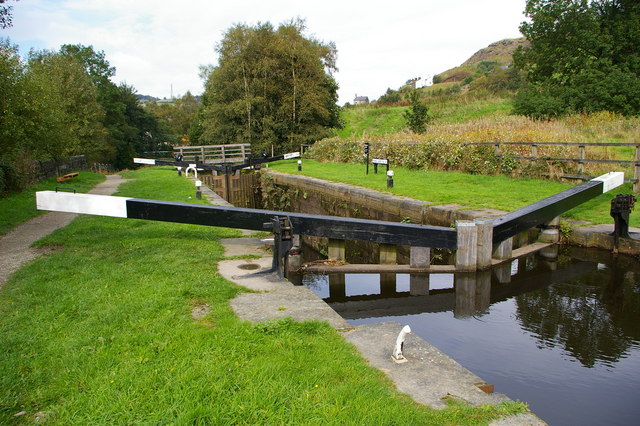 Pinnel Lock, Rochdale Canal near Walsden