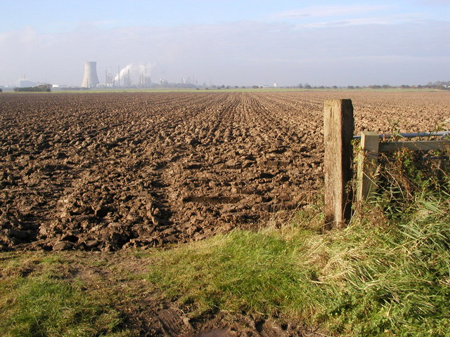 Farmland towards Saltend