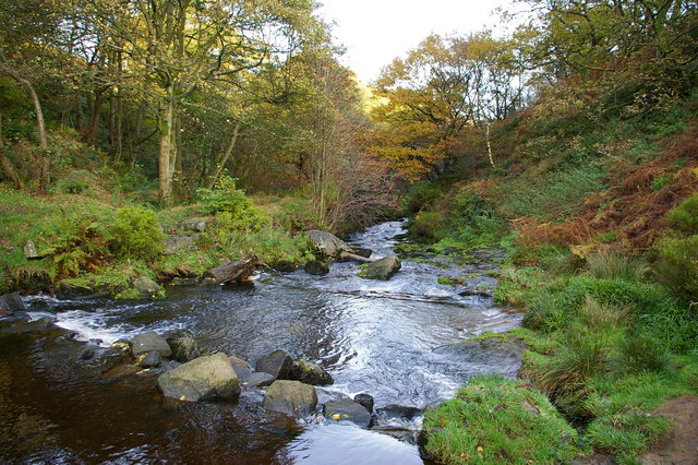 Colden Water at Hebble Hole