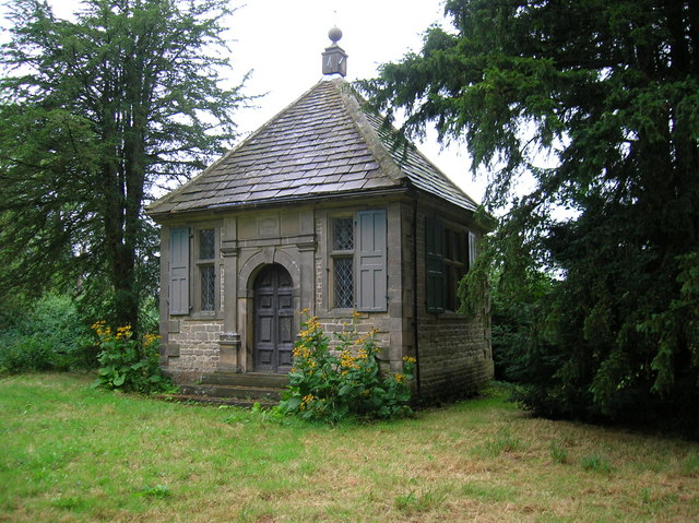Charles Cotton's Fishing House built (1674) on the Banks of the River Dove