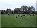 Rugby on the school playing fields, Salisbury