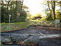 Footpath from Beanley Lane leading past Fell Edge Farm