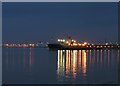 TA1526 : Saltend Jetty by Night by Andy Beecroft