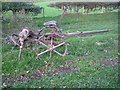 Ancient agricultural equipment near Graig