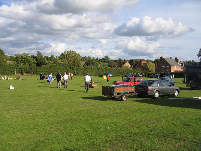 Clearing up after the Village Festival