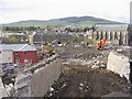 Town centre redevelopment works in Galashiels