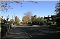 B1393, Corner of Lower Bury Lane looking towards Epping