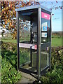 Telephone box in Nercwys