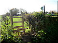 Footpath off Ffordd Llewellyn, Nercwys.