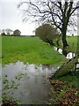 Flooded Burn Beside High Cleughearn Road