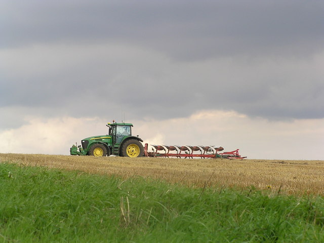 Modern farming on the Lincolnshire Wolds