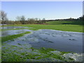 Flooding on the banks of the Dee