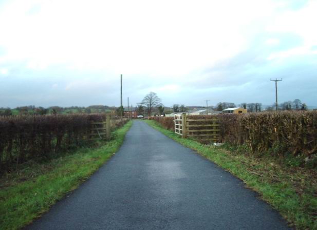 The Road to Lower Hall Farm, Samlesbury