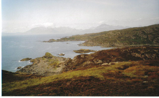 Geur Rubha with Cuillin in the background