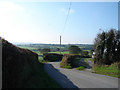 Country lane at Rhosgoch