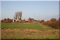 Farm buildings on Swaton Fen