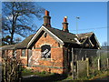 SJ4094 : Vandalised Lodge at Croxteth Park by Sue Adair