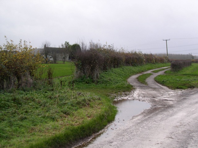 Track to stone cottage