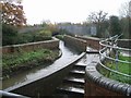 Smestow Brook crossing the Tunstall Water Bridge