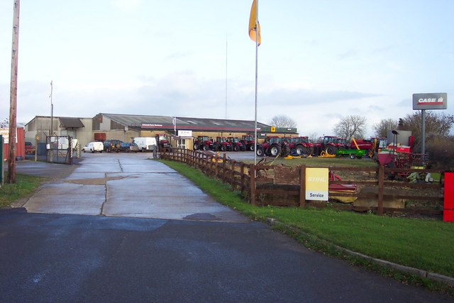 Farm machinery dealership in the Cotswolds.