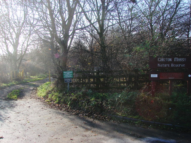 Entrance to Carlton Marsh Nature Reserve