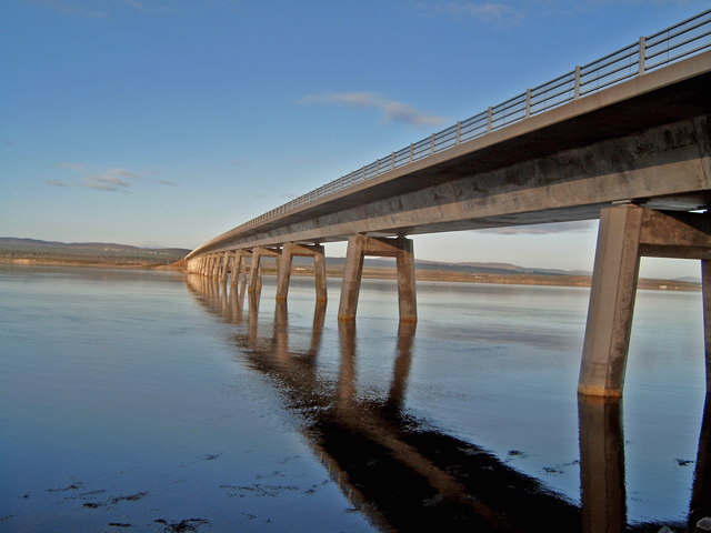 Dornoch Firth Bridge (west side)