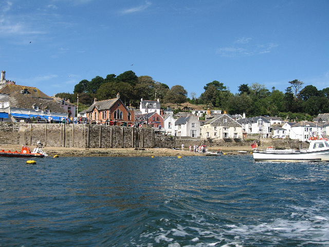 Fowey Town Very Low Tide From Water Taxi © Mel Landells :: Geograph ...