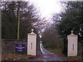 Entrance to Craufurdland Castle and Fishery