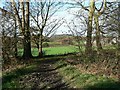 Corner of the footpath, Hill Top, Horsforth