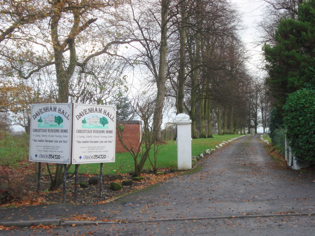 Entrance to Davenham Hall