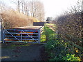 Entrance to bridleway