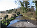 ST7251 : Flooded lane at Buckland Down by Phil Williams