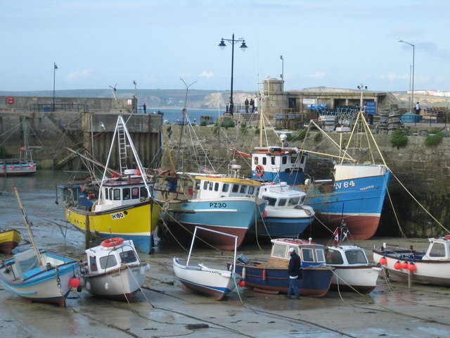Newquay Harbour.