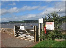 SX9272 : Slipway on the River Teign by Phil Williams