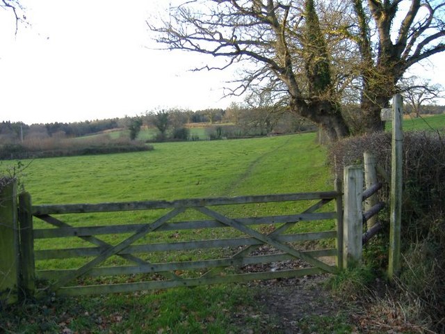 Footpath to Seagry Woods.