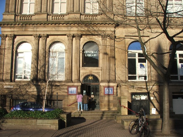 Main Entrance to Leeds Central Library.