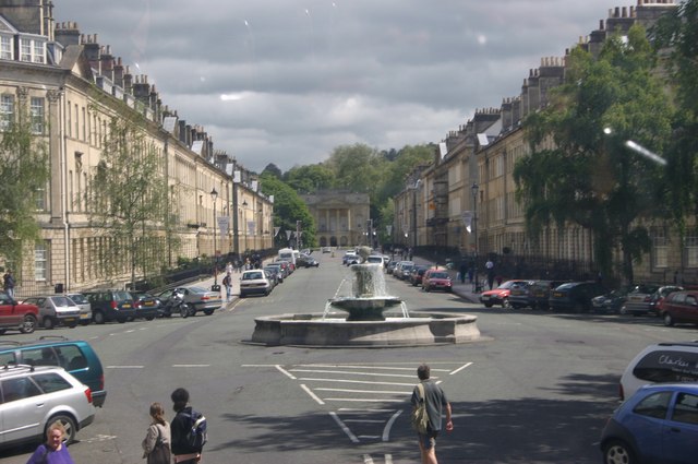 One of the famous streets of Bath