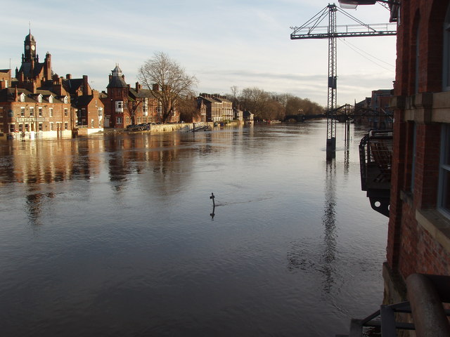 River Ouse, York, in Flood, December 2006 by Robert  Neilson