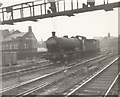 Goods engine passes Newcastle Central.