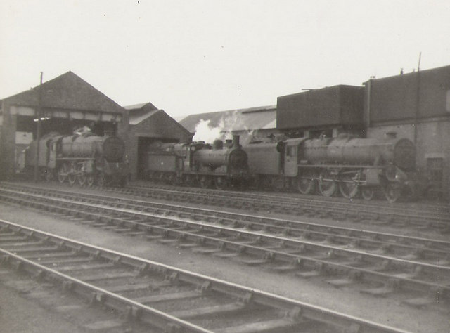 Stranraer locomotive sheds.