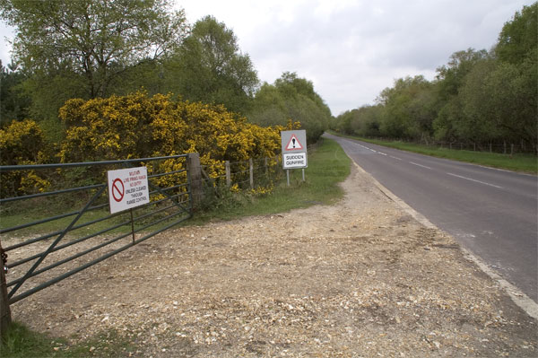 Gunnery signs, Povington Heath