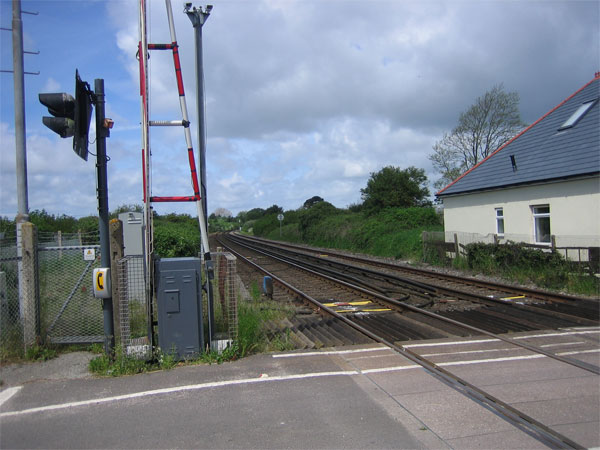 Level crossing at East Burton