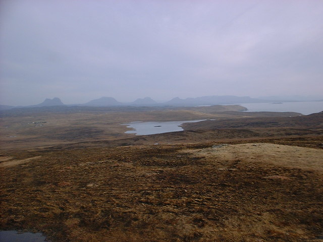 Loch Cul Fraioch from Stoer Trigpoint