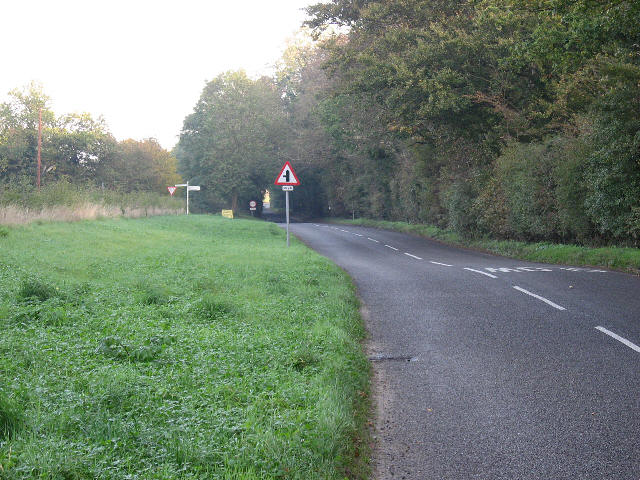 The Road To Weston Green © Roger Gilbertson Geograph Britain And Ireland