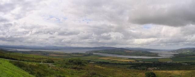 Inch Island and Lough Swilly from Grianan Ailligh