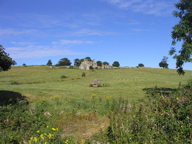 Dolmen and ruins of a farm, near Rathfran