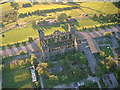 View of Riber Castle from Hot Air Balloon