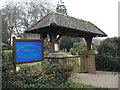 SU0509 : Lychgate, Church of the Ascension, Woodlands - Christmas Day 2006 by Toby