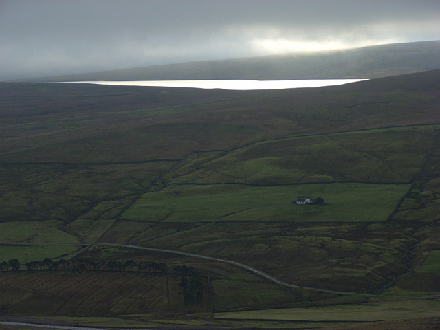 Binks House and Cow Green Reservoir
